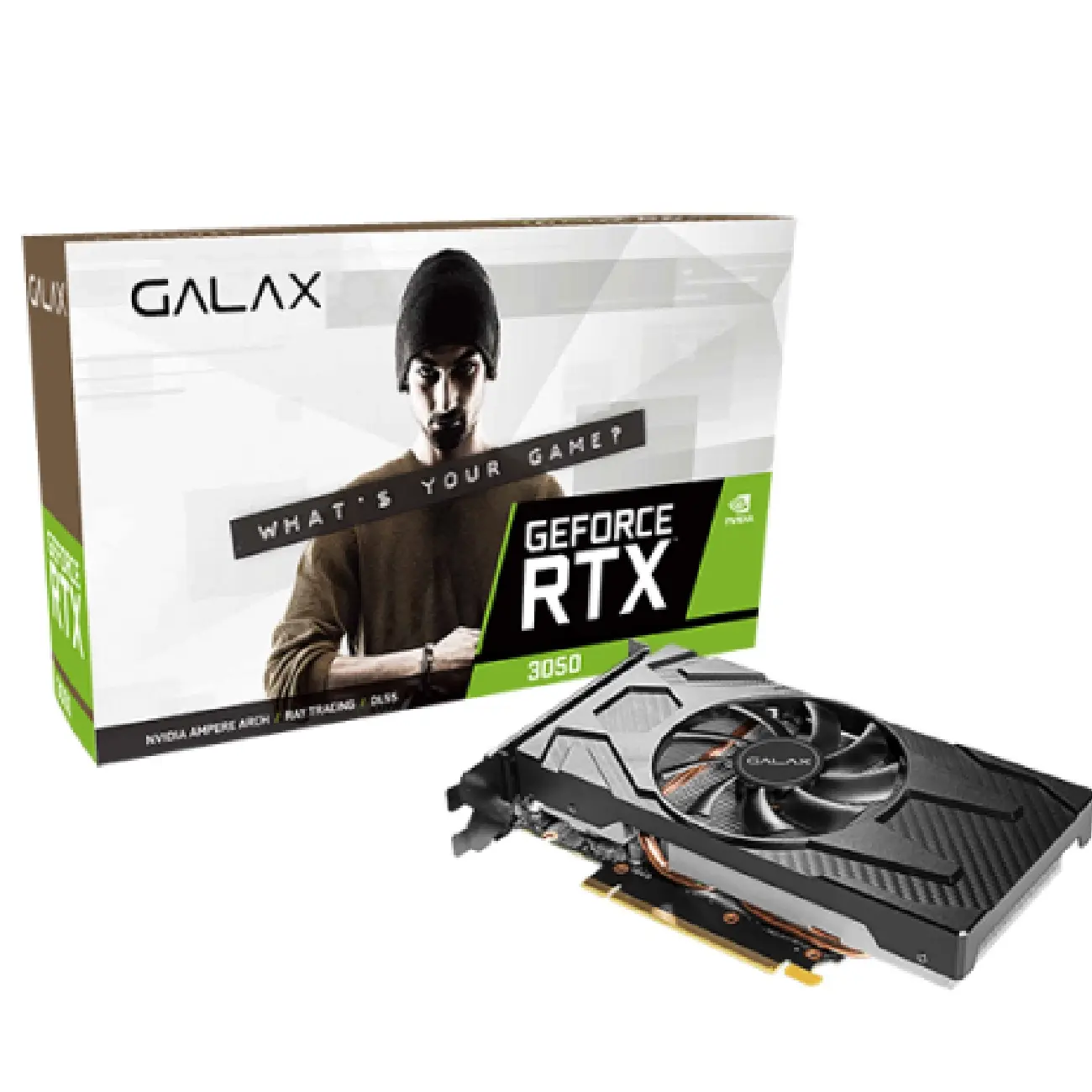 Видеокарта Galax - 8GB GeForce RTX3050 128Bit GDDR6