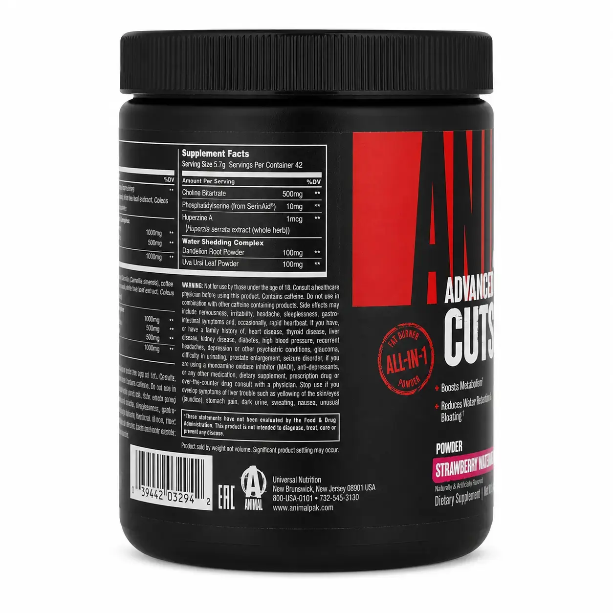 Yog‘ yoquvchi Advanced Cuts Animal (Strawberry Watermelon) 239.4 g