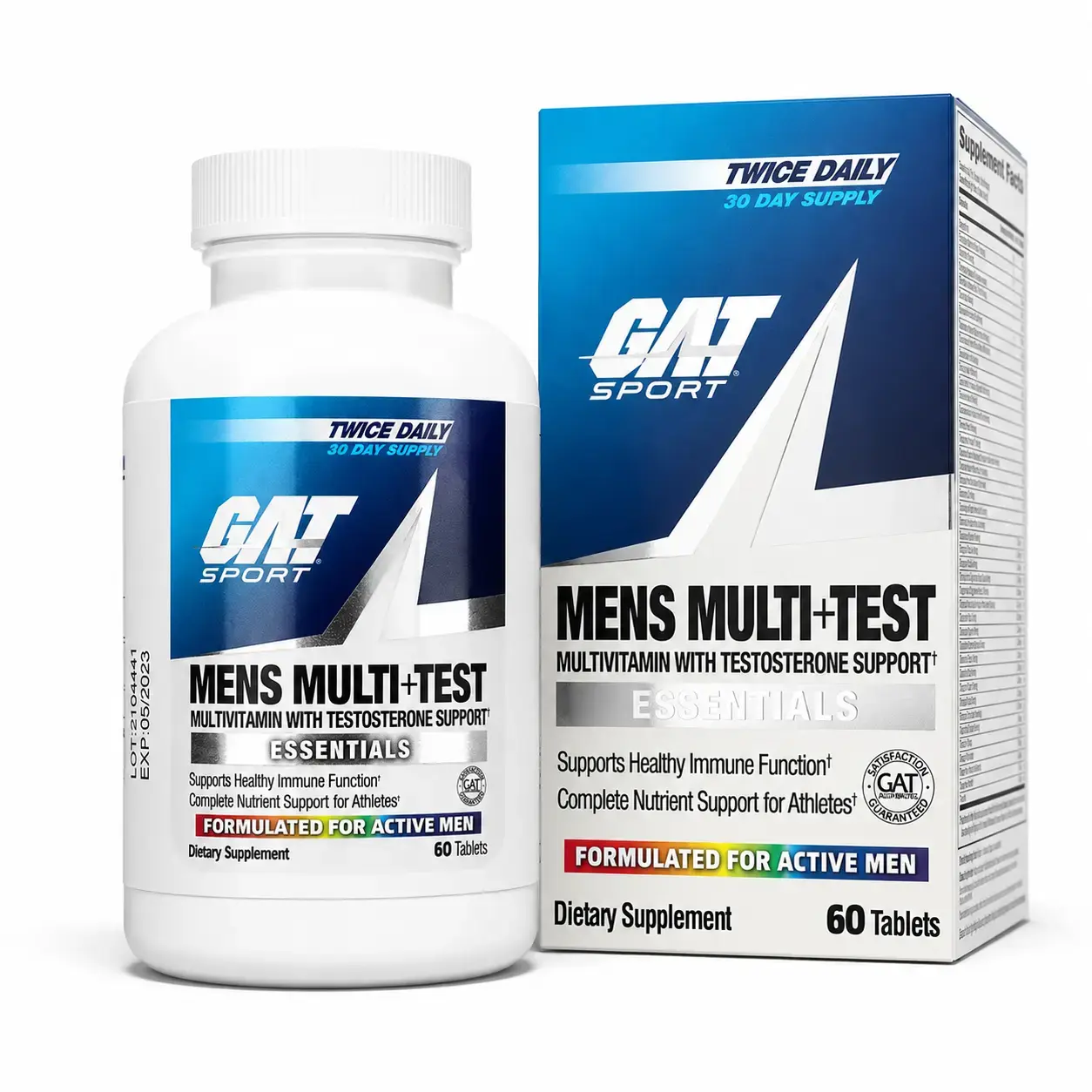 Multivitamin kompleksi Men‘s Multi + Test GAT Sport 60 Tab