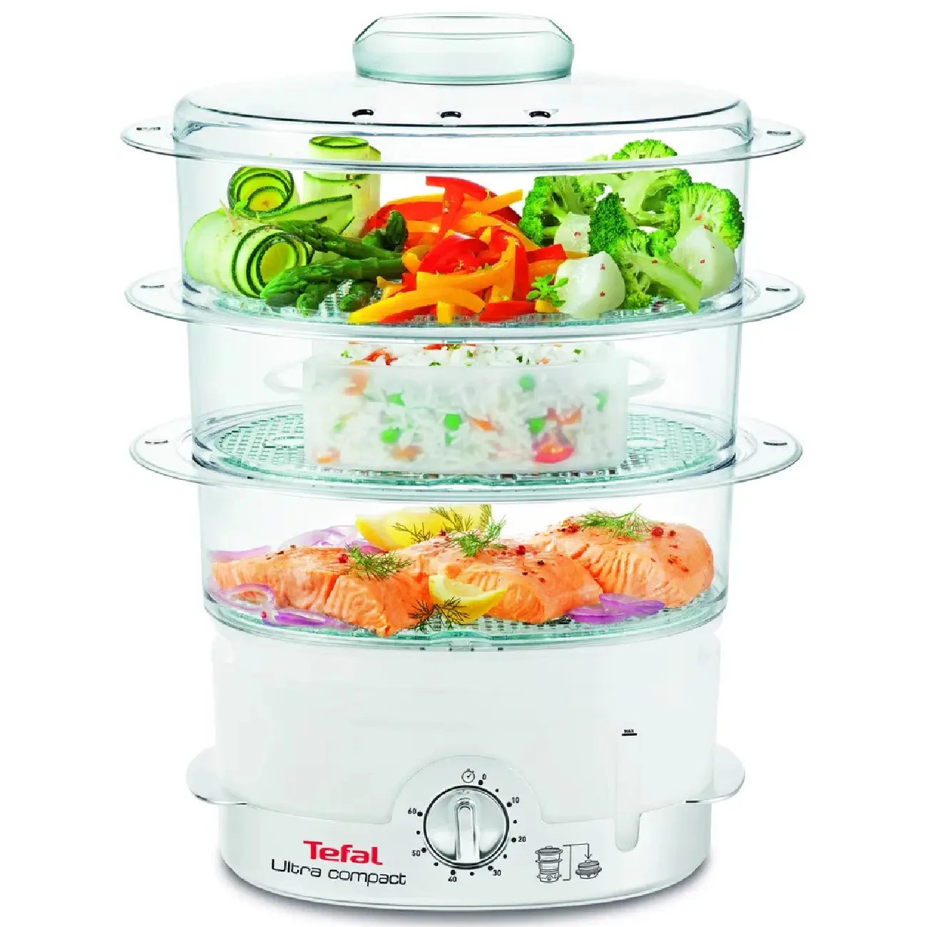 Купить Пароварка TEFAL ULTRA COMPACT VC1006 в Ташкенте недорого
