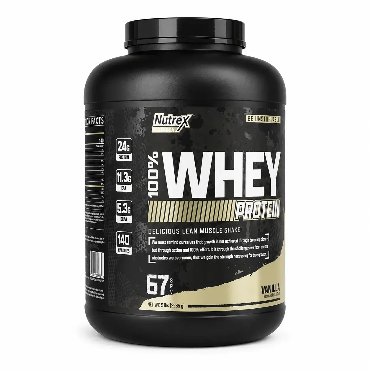 Zardobli protein Nutrex 100% Whey Protein Vanilla, 2265 g (5 lb)