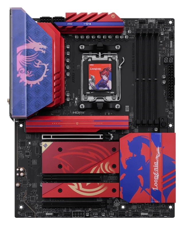 Материнская плата MSI AMD AM5 MAG B850 MLG EDITION DDR5