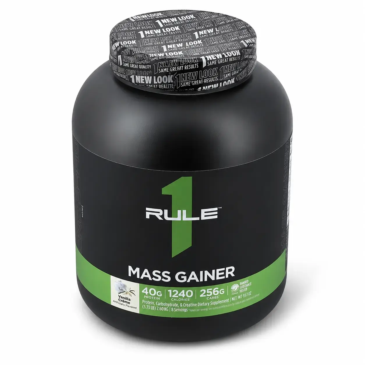 Geyner Mass Gainer Rule1 (Vanilla Creme) 2.60 kg (5.73 lb)