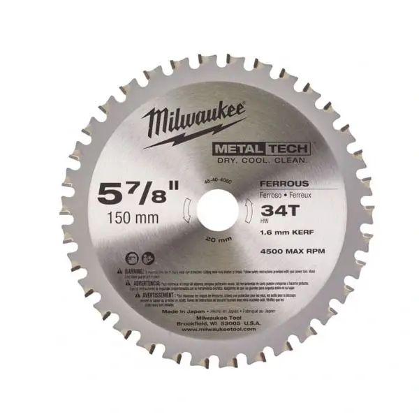 Диск пильный по металлу (150x20 мм; Z34) Milwaukee 48404080