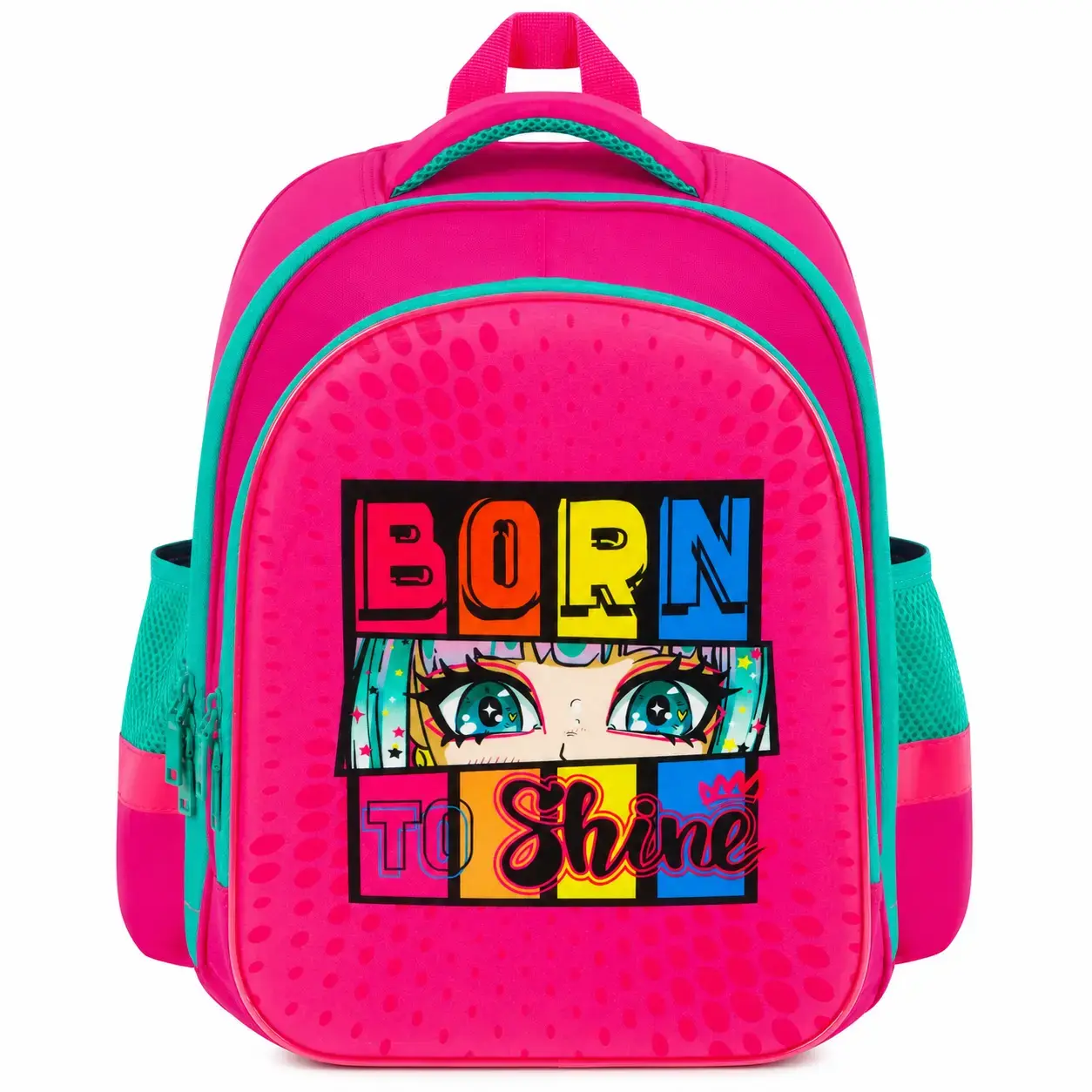 Ранец ArtSpace School Friend Light Born to Shine (35×29×12 см, 2 отделения, 2 кармана, анатомическая спинка)