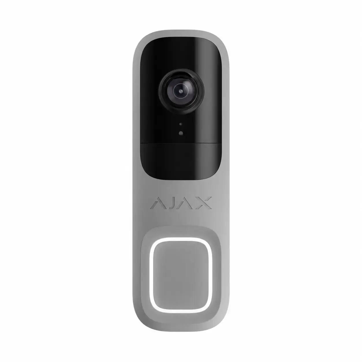Видеозвонок Ajax DoorBell (9SA), 4 Мп, Wi-Fi, AI, Grey