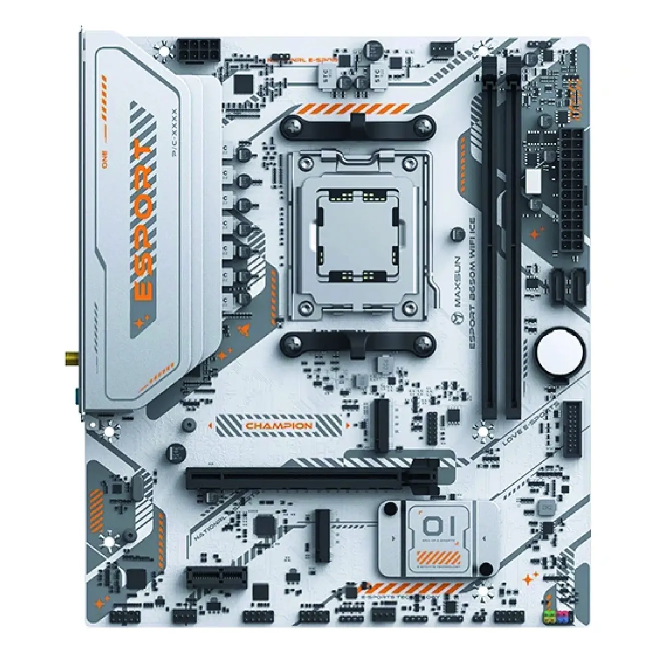 Материнская плата MB Maxsun AMD AM5 eSport B650M WIFI6 ICE DDR5