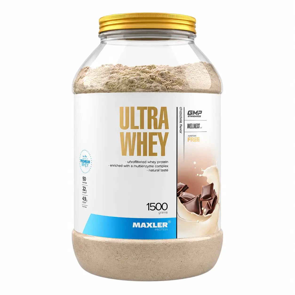 Сывороточный протеин Ultra Whey Maxler (Chocolate) 1500 g