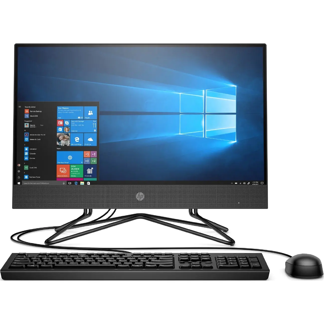 Monoblok HP 200 G4 (399) (Intel i5-10210U/ DDR4 8GB/ HDD 1000GB/ 21,5 FHD IPS/ Intel® UHD Graphics) Black (123S3ES) 