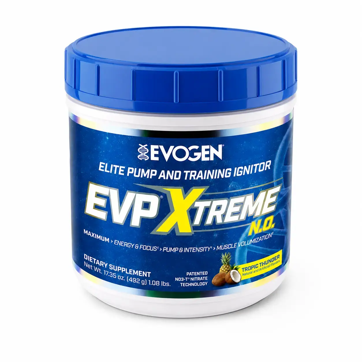 Trenirovkadan oldingi majmua Evogen EVP Xtreme N.O. 492 g Tropic Thunder