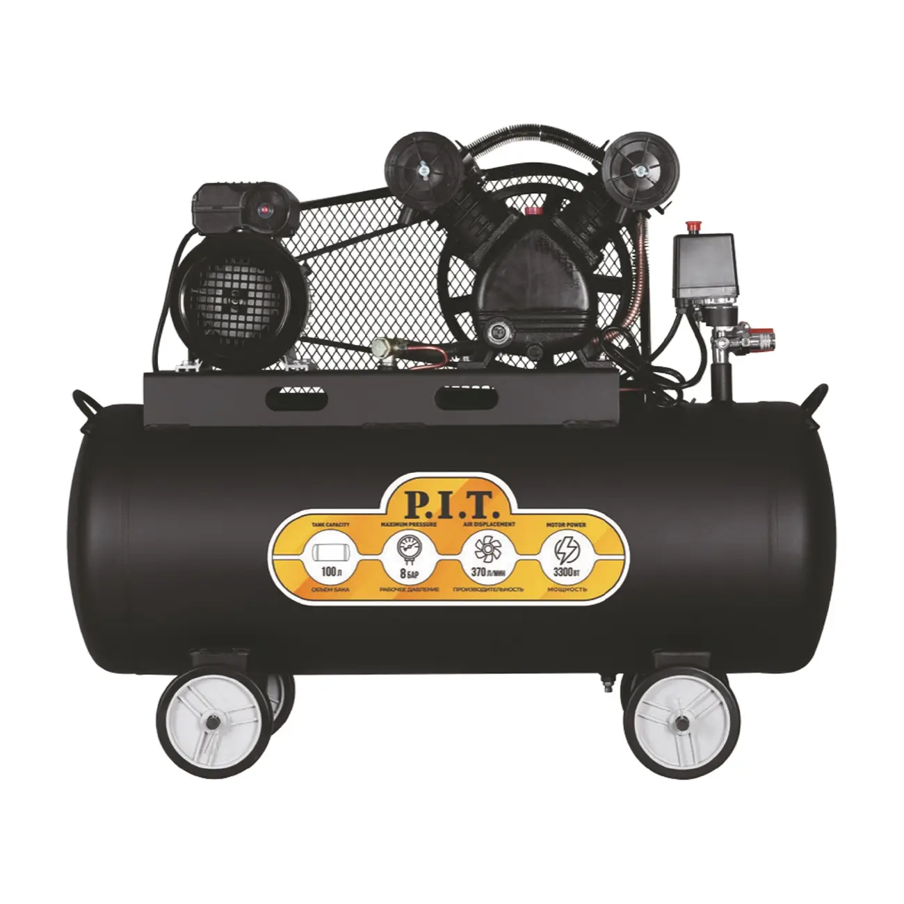 Компрессор PIT PAC100-C2