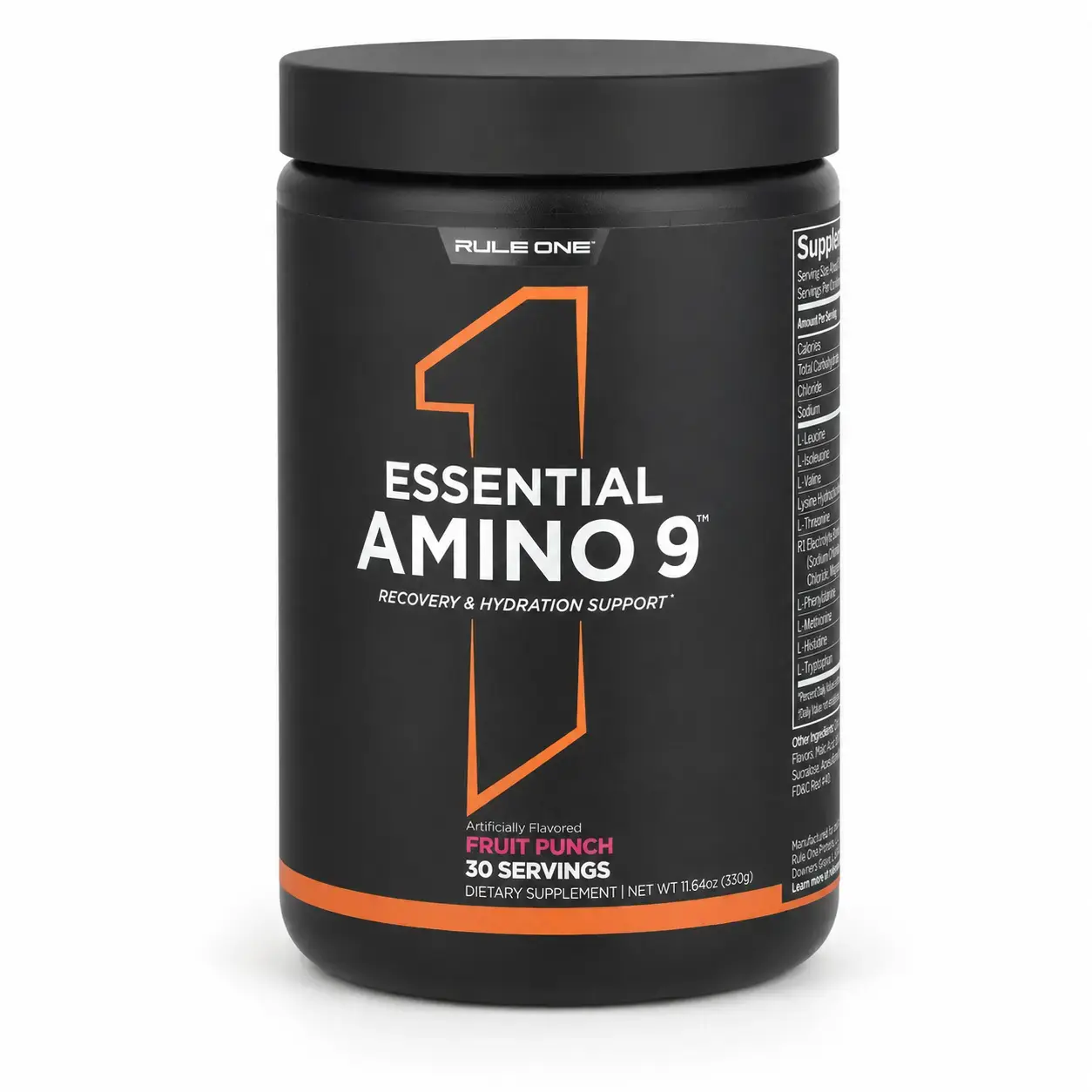 Aminokislotalar kompleksi Essential Amino 9 Rule1 (Fruit Punch) 30 Srv (330 g)