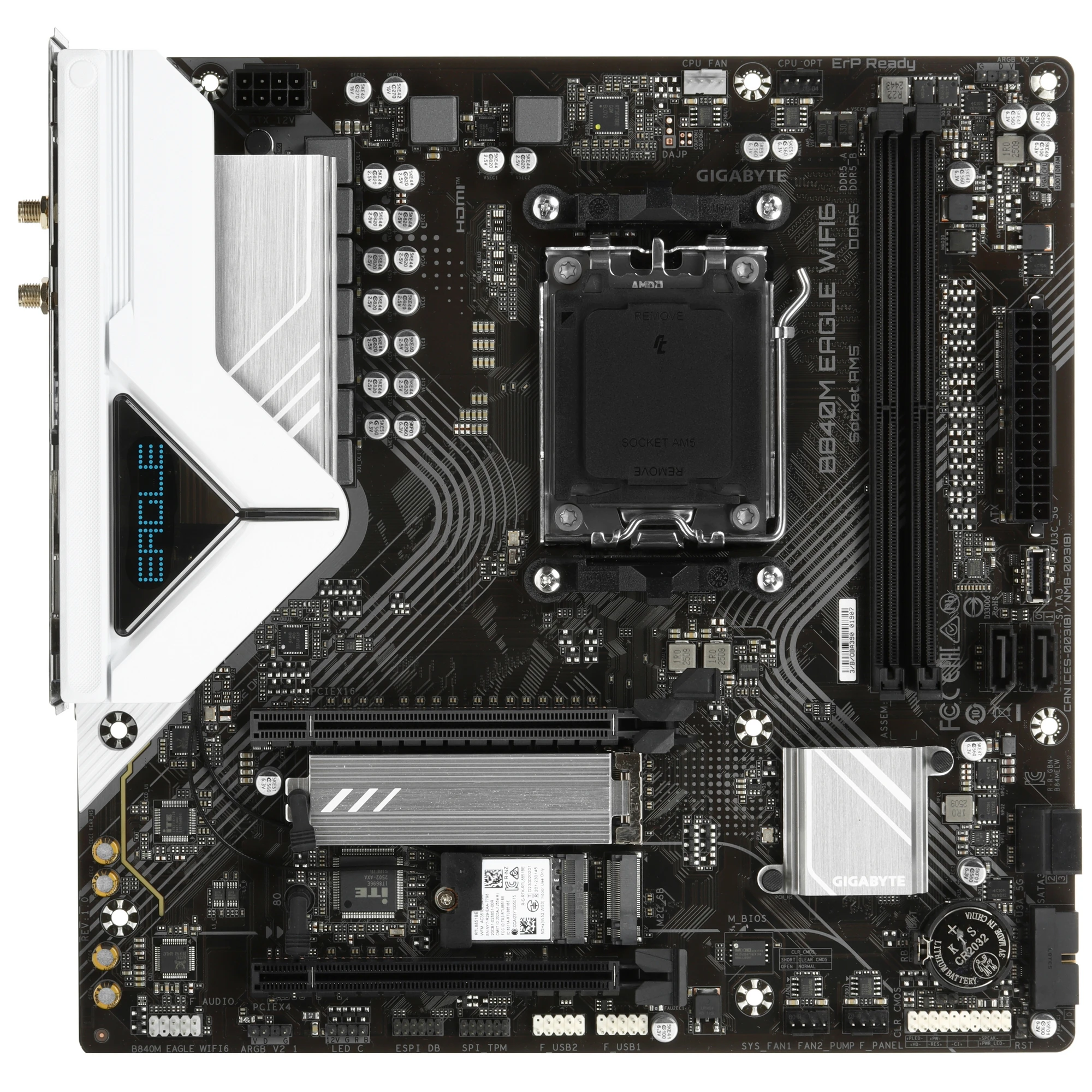 Материнская плата Gigabyte AMD AM5 B840M EAGLE WF6E DDR5