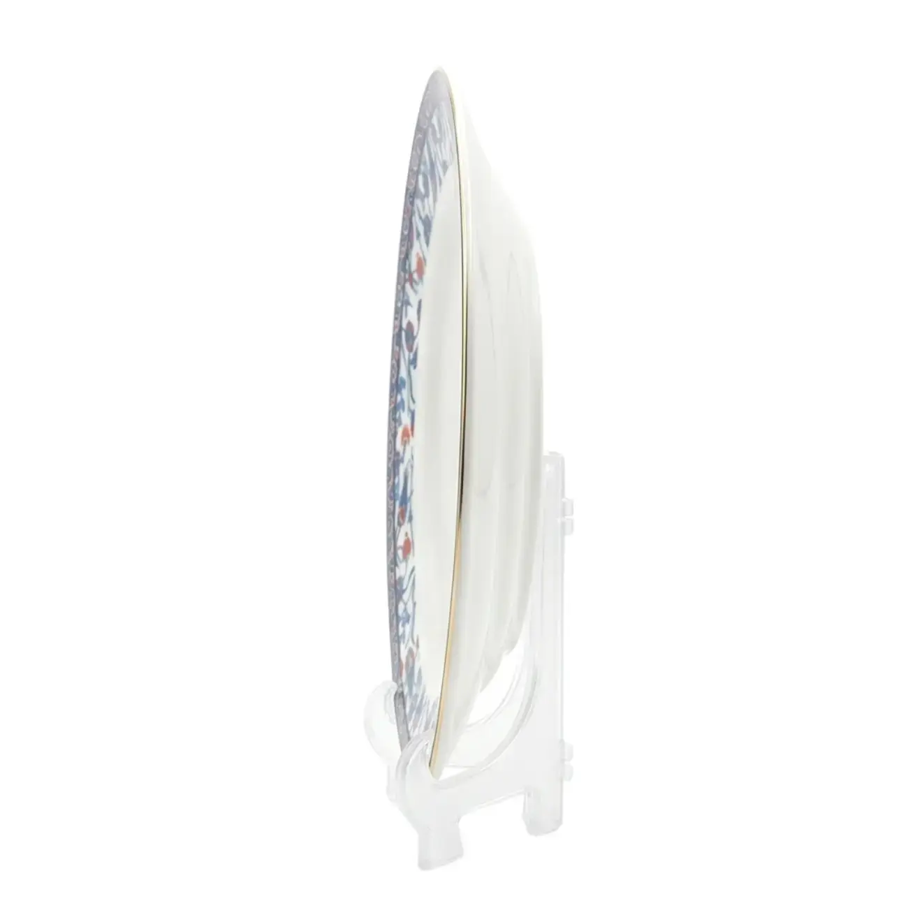 Kichik dasturxon lagani Pearl Tulipa Blue