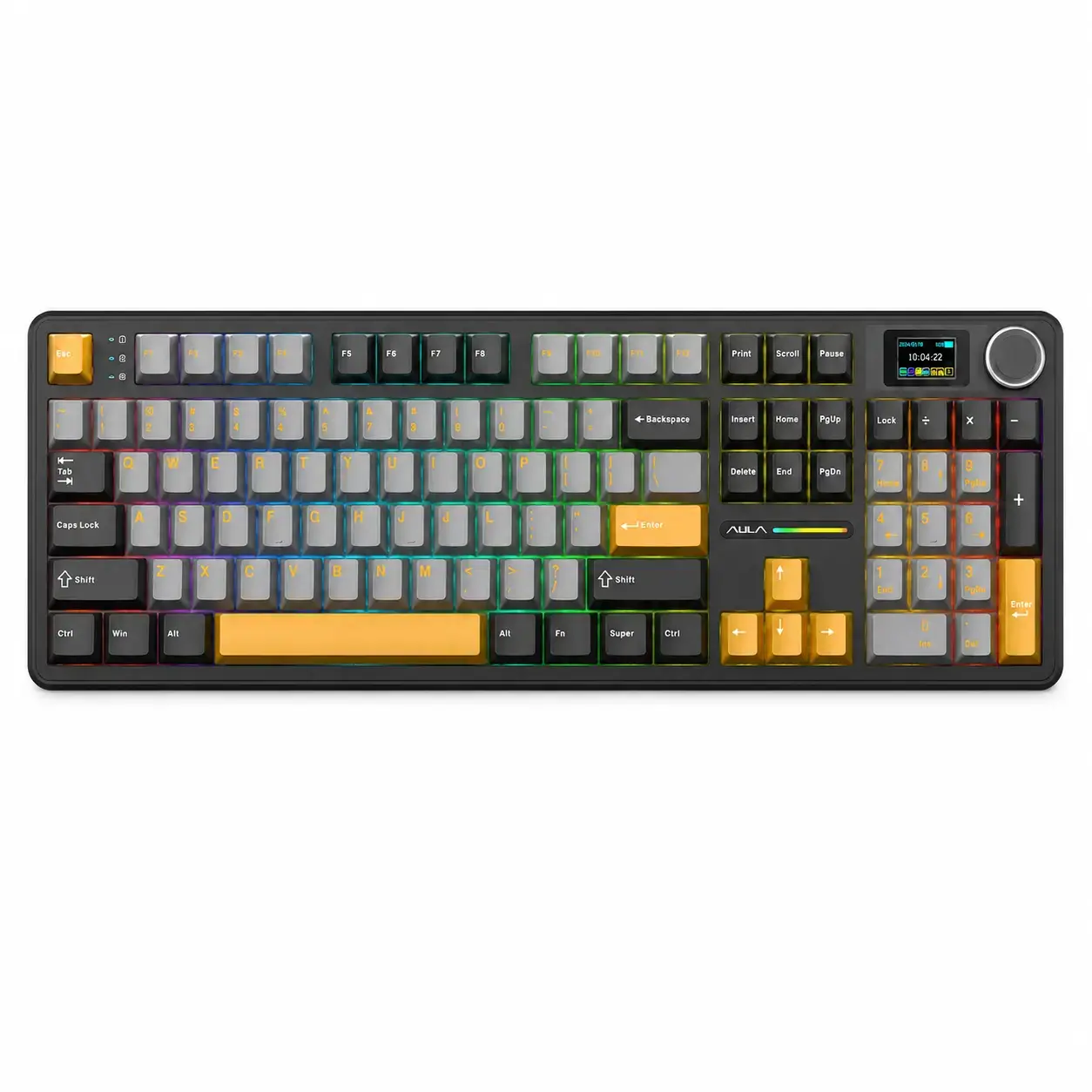 Клавиатура беспроводная AULA F108 PRO RGB /T