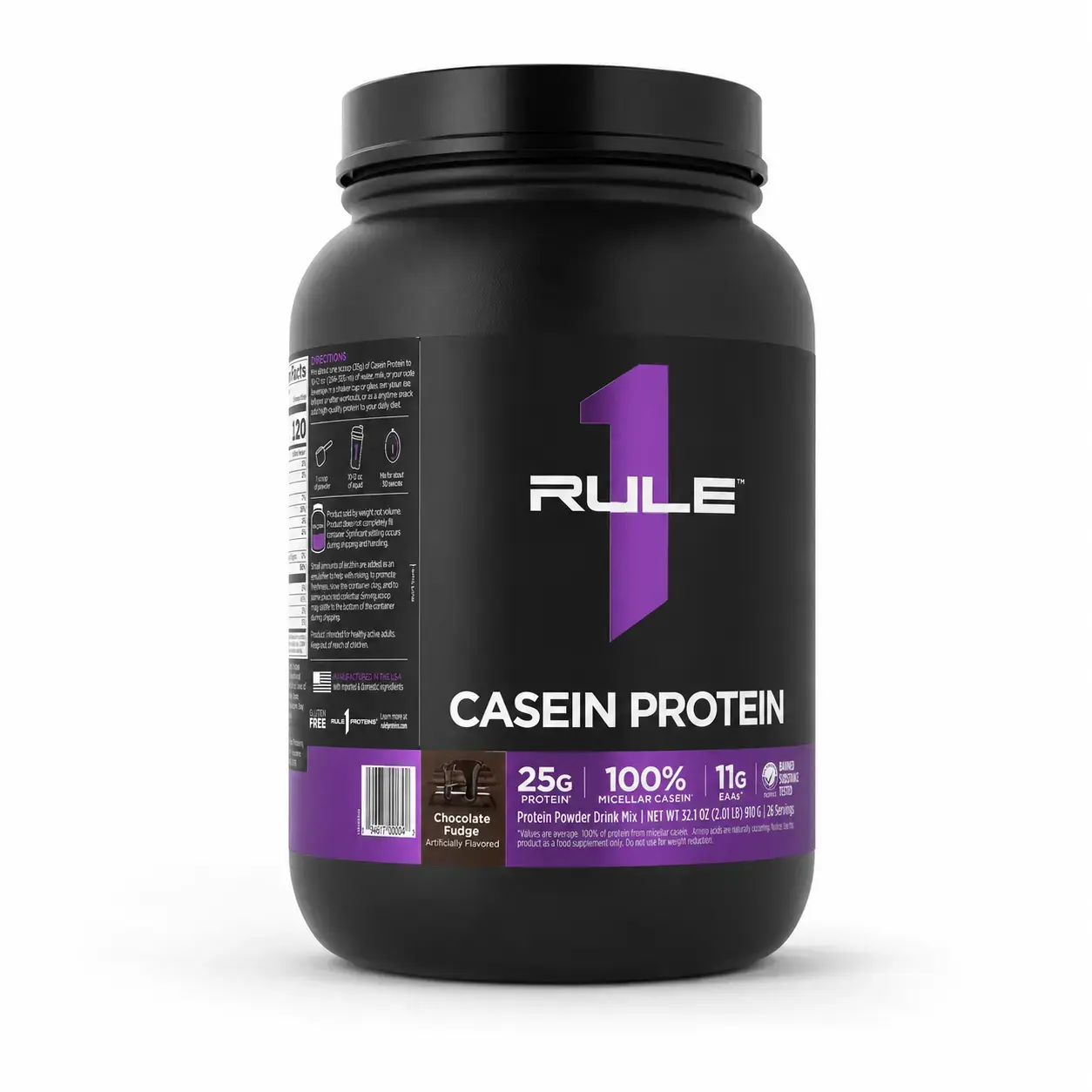 Kazeinli protein R1 Casein Rule1 (Chocolate Fudge) 910 g