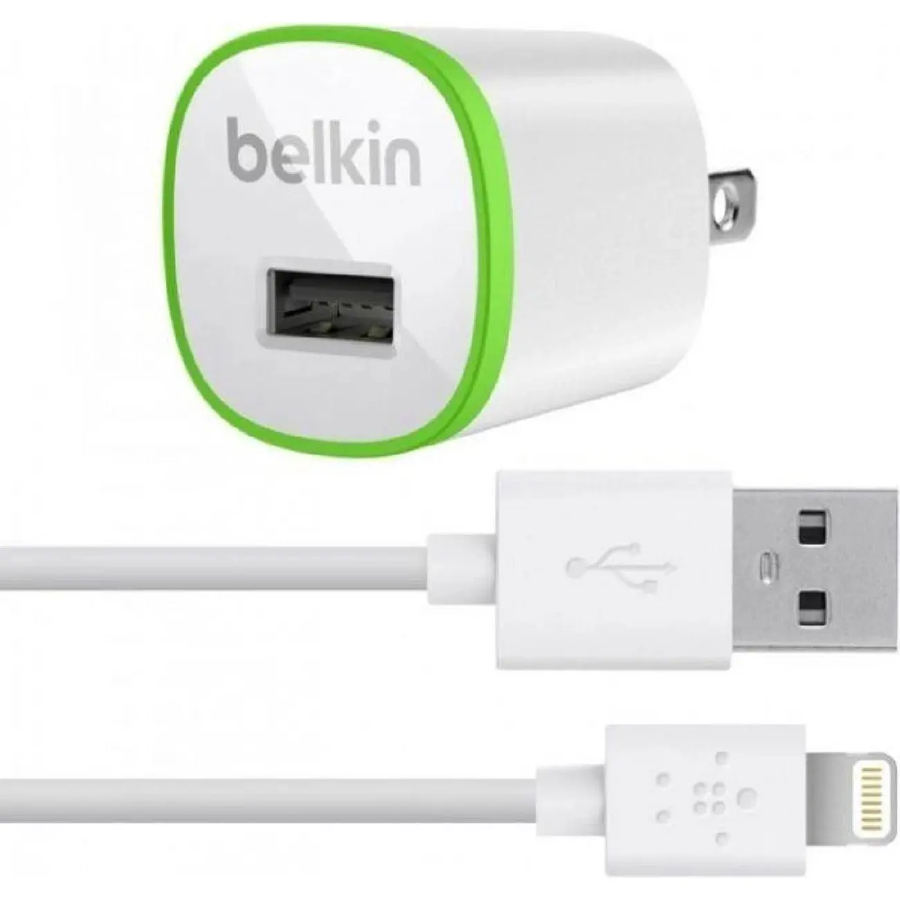 Zaryadlash qurilmasi Belkin Home Charger USB 1A, Lightning 1.2m, white