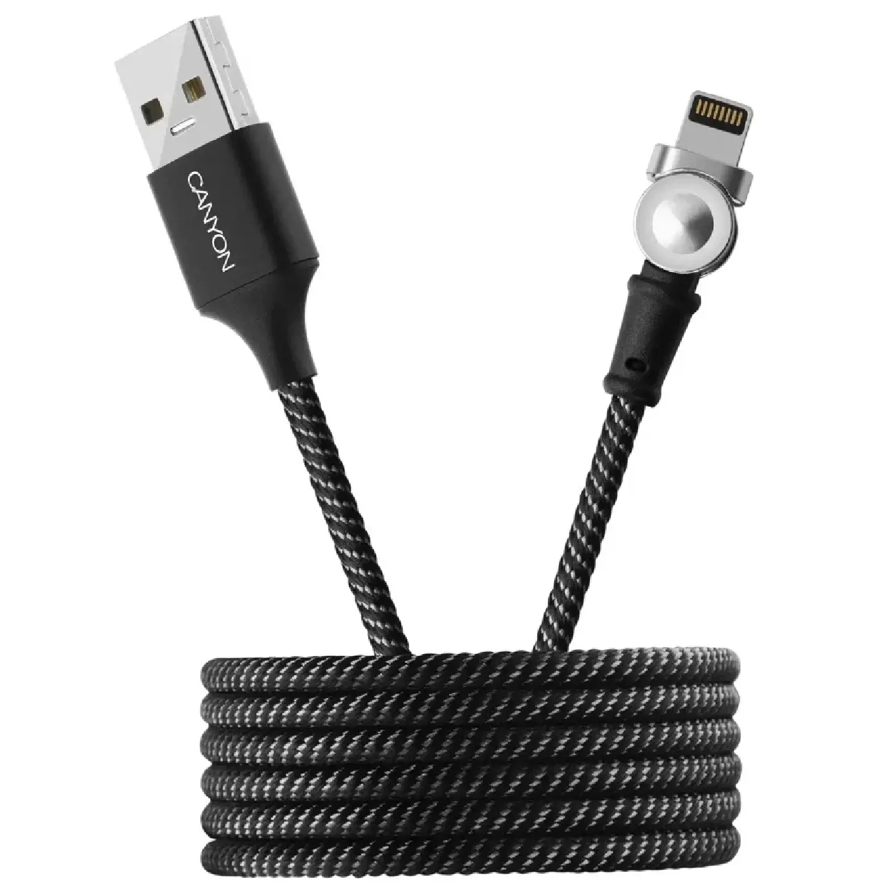 Кабель Canyon MAGNETIC USB Lightning (CNS-CFI8B)