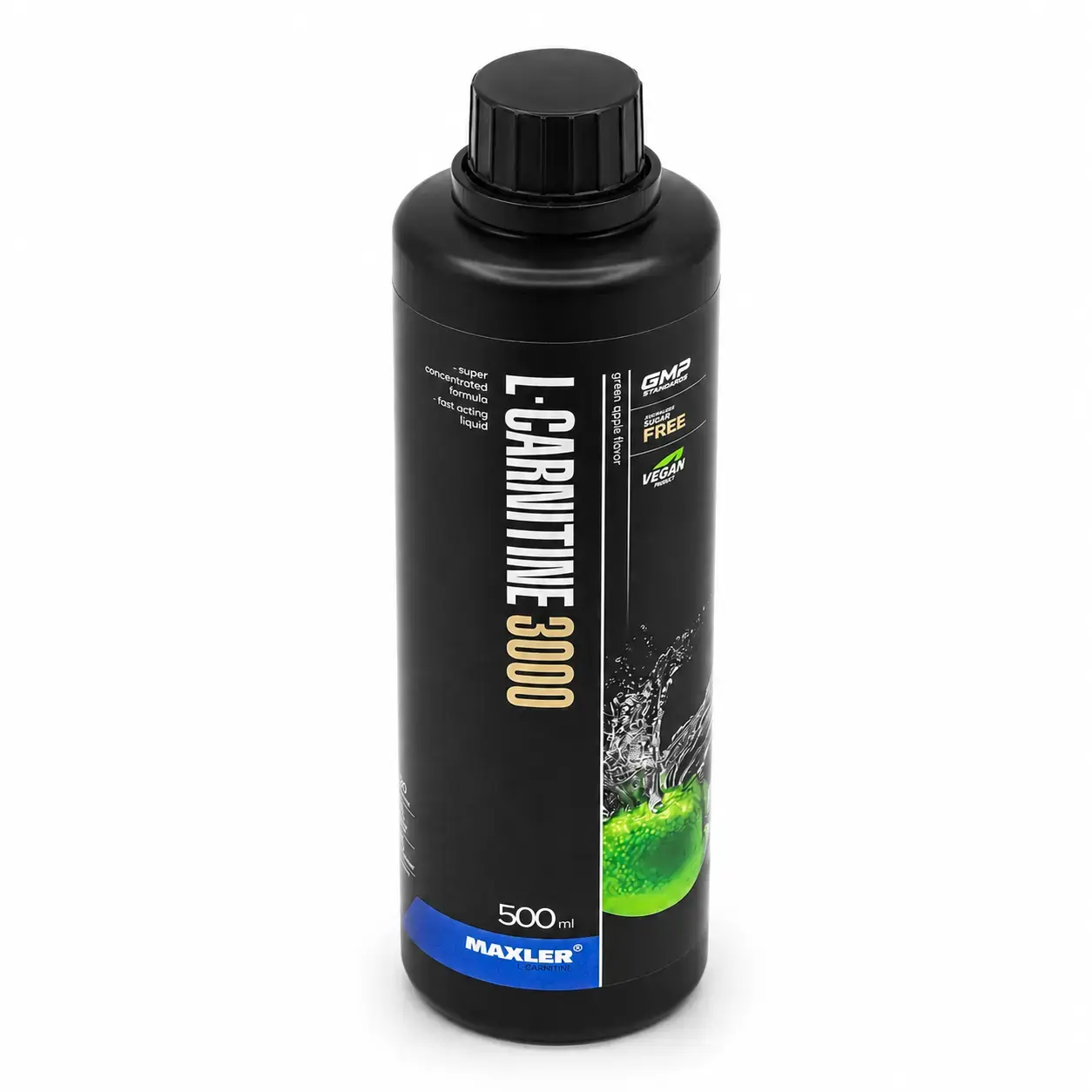 BQ Maxler L-Carnitine 3000, Green Apple, 500 ml