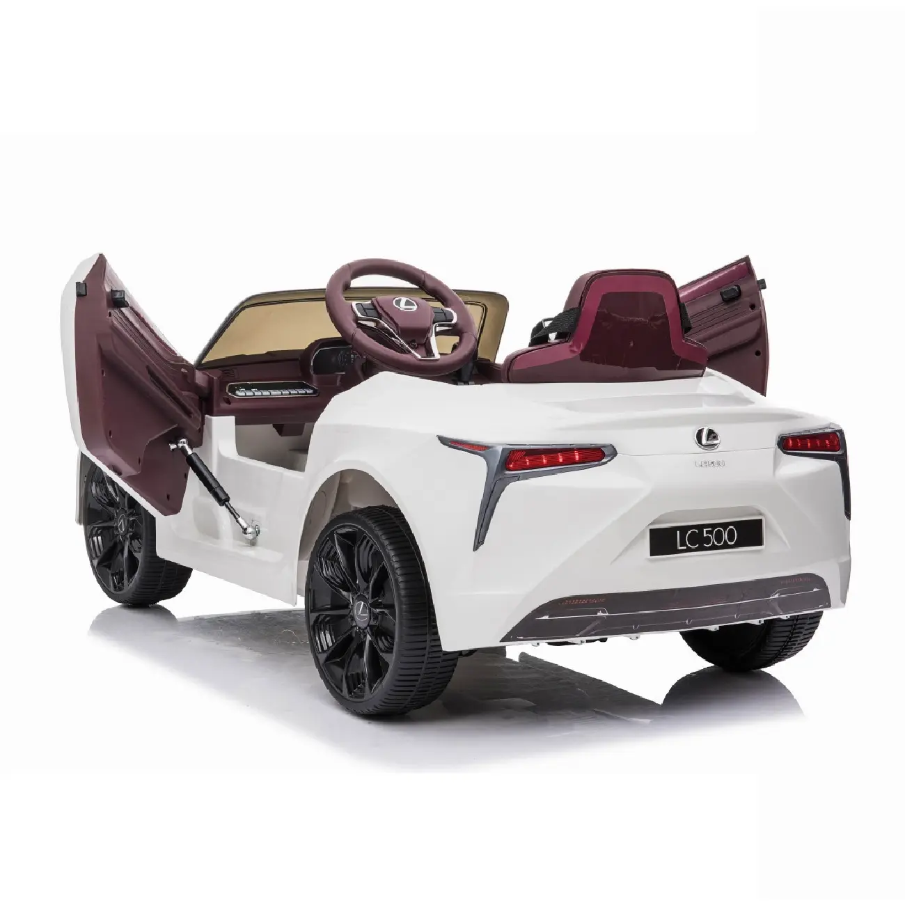 Bolalar elektromobili Lexus LC500 White (litsenziyalangan model)