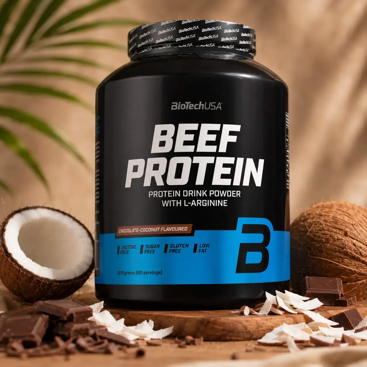 Mol go‘shti proteini Beef Protein BioTechUSA (Chocolate Coconut) 1816 g (60 srv)