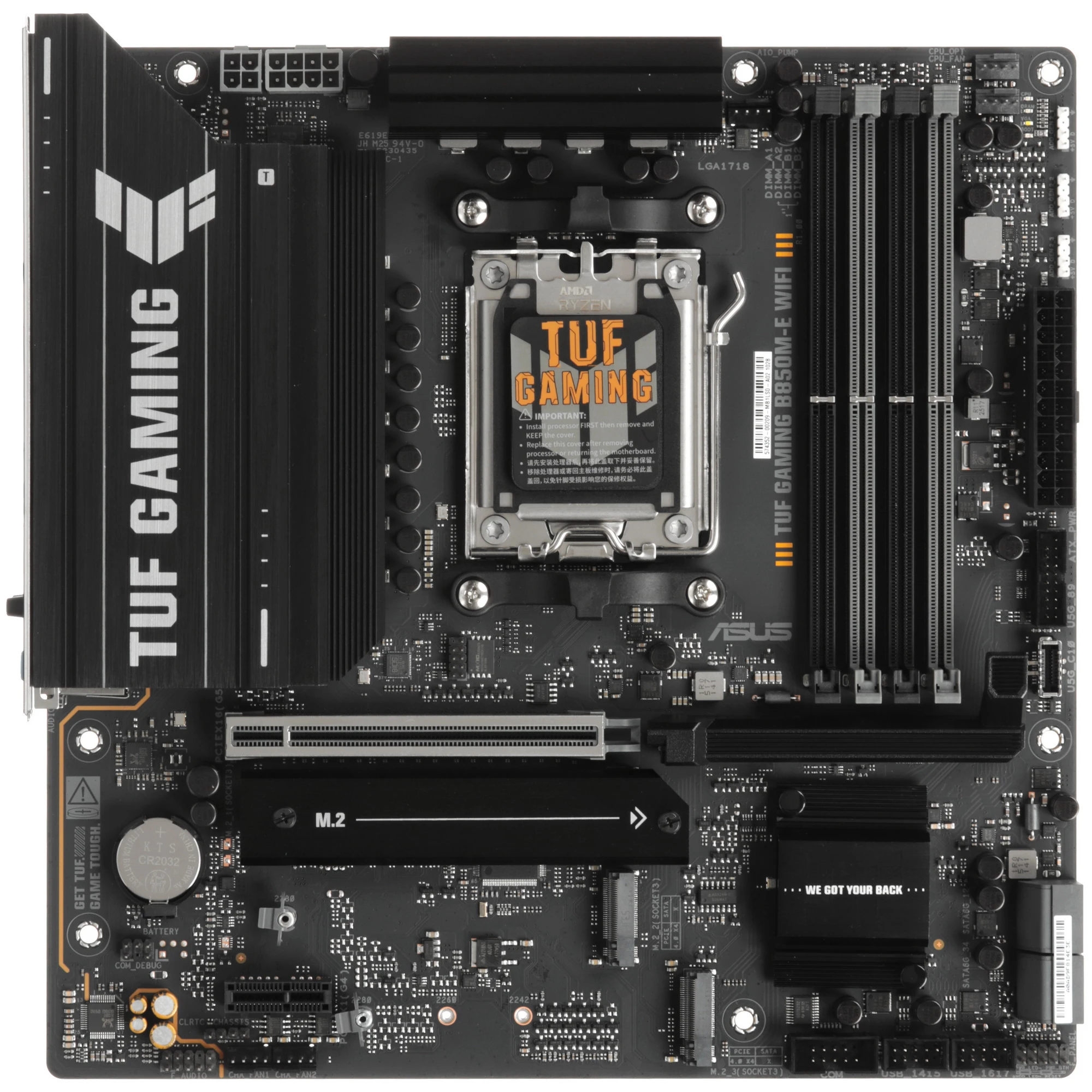 Материнская плата ASUS AMD AM5 TUF GAMING B850M-E WIFI DDR5 (90MB1LS0-M0EAY0)