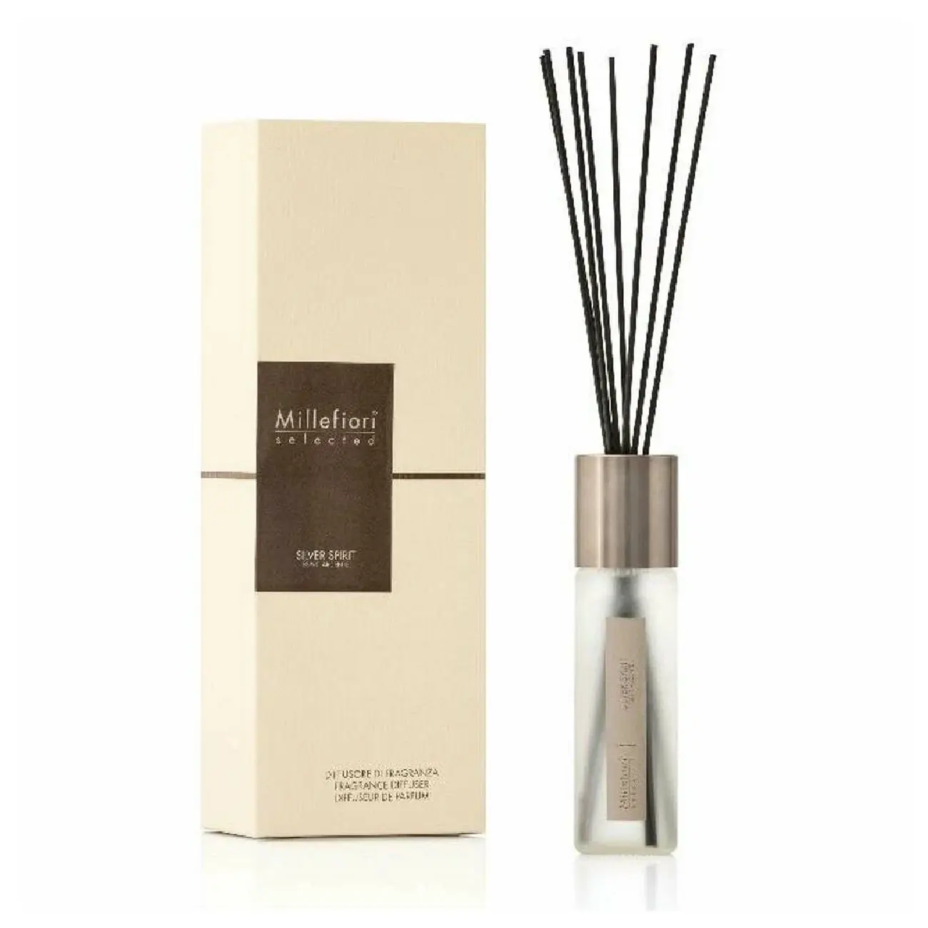 Диффузор Millefiori Milano 350 ml Reed Selected Silver