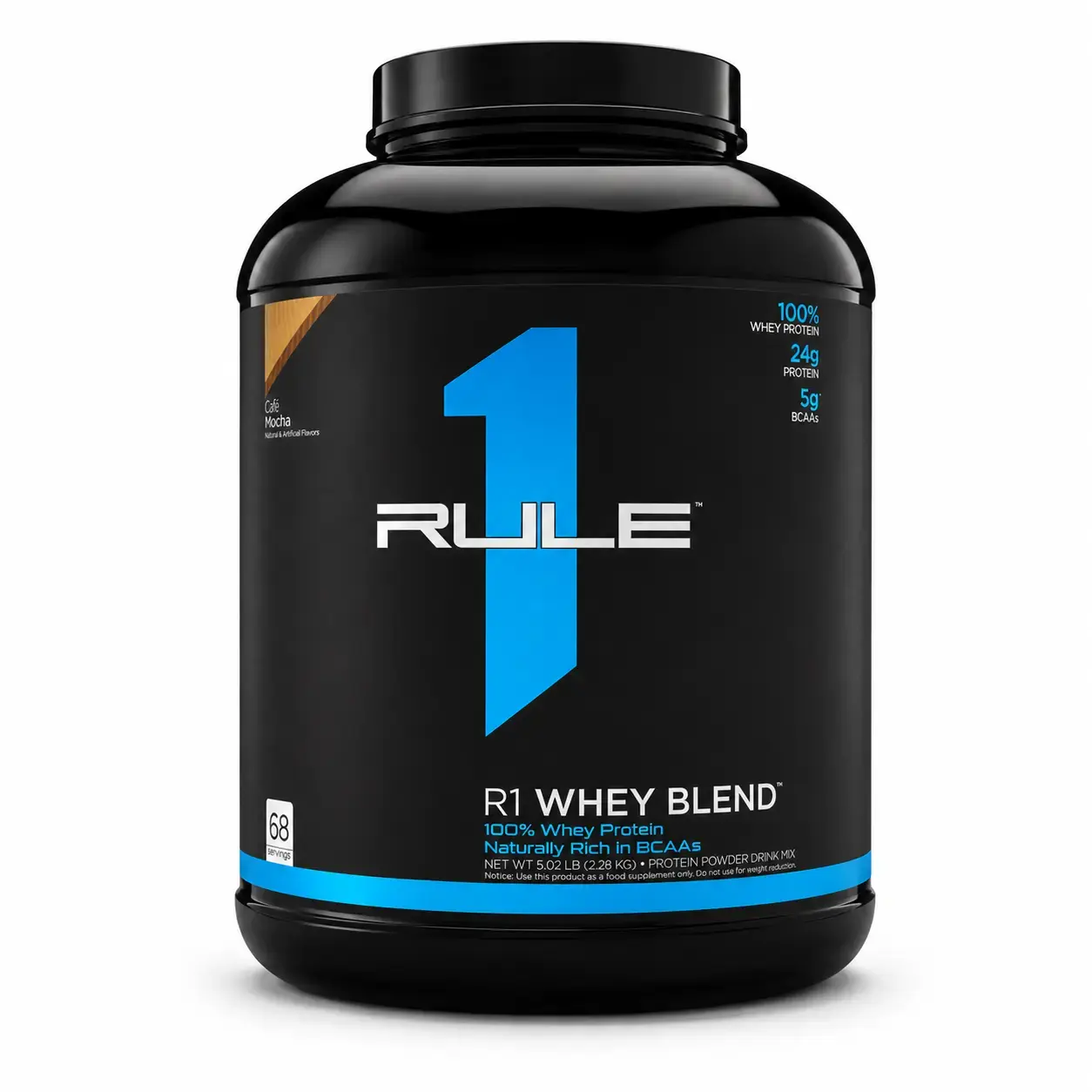 Ko’p komponentli zardobli protein Rule 1 R1 Whey Blend Café Mocha, 2,24 kg (4.95 lb)