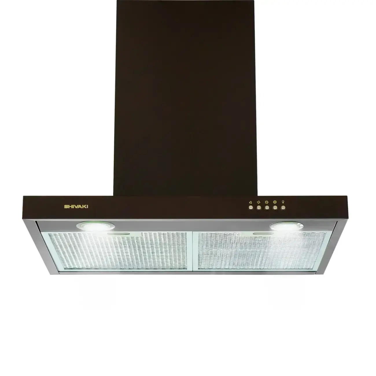 Вытяжка Shivaki 1460 T SHAPE Коричневая