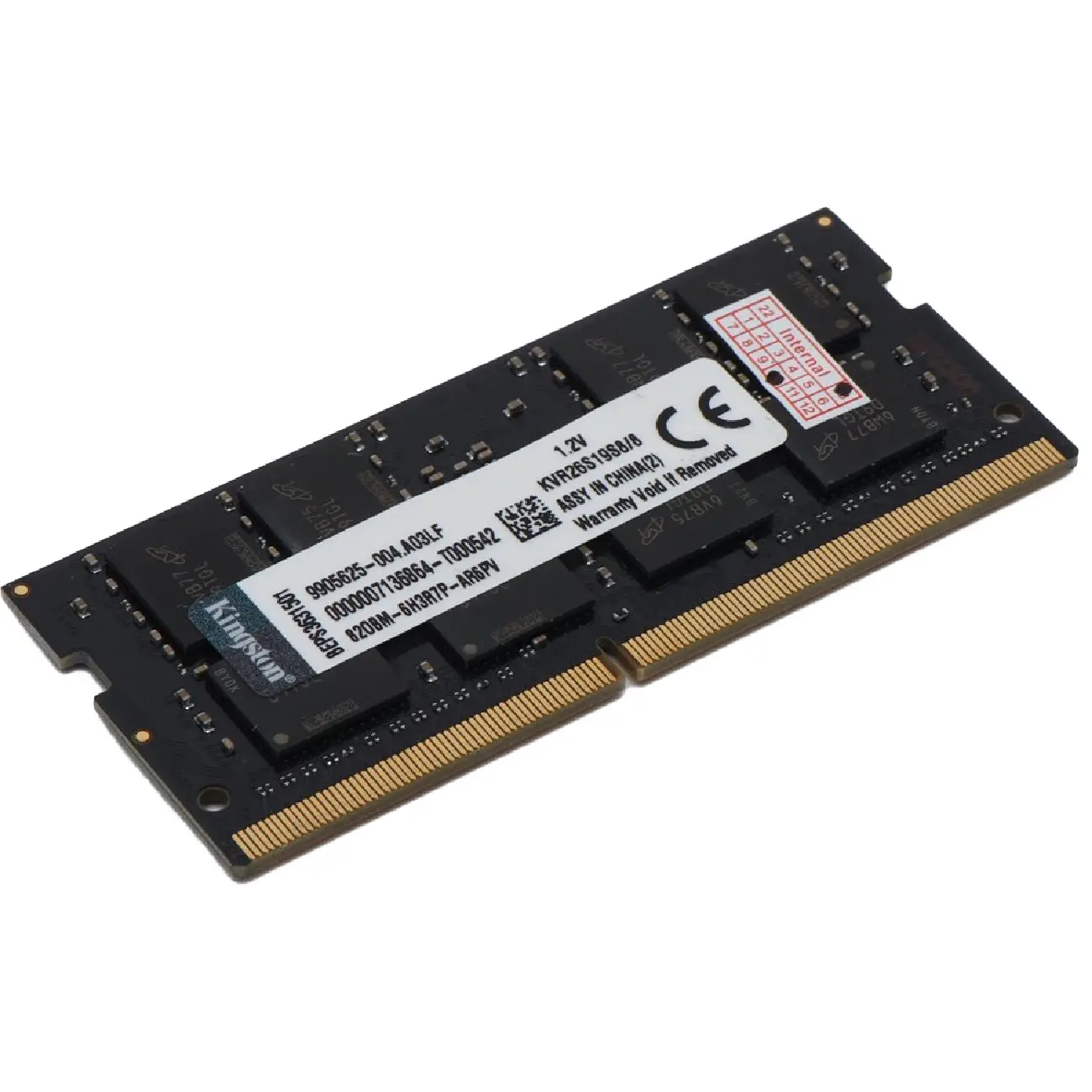 Характеристики Оперативная память Kingston DDR4 8GB 2666Mhz SODIMM