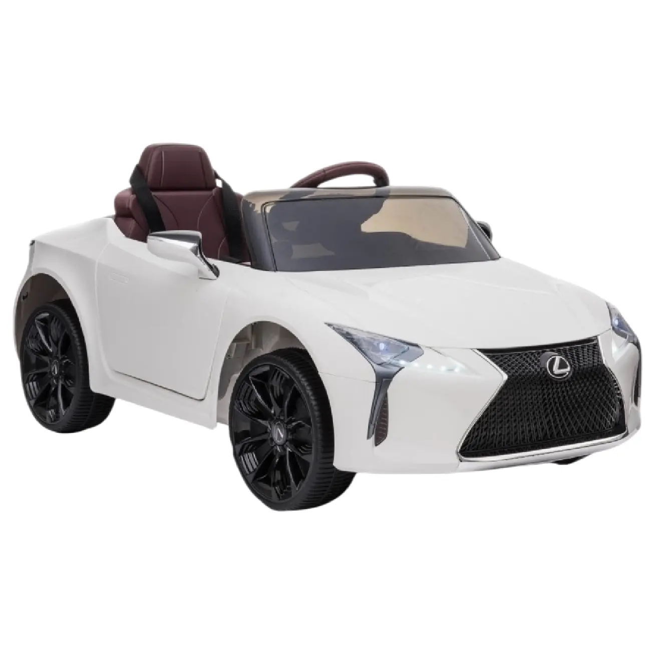 Bolalar elektromobili Lexus LC500 White (litsenziyalangan model)