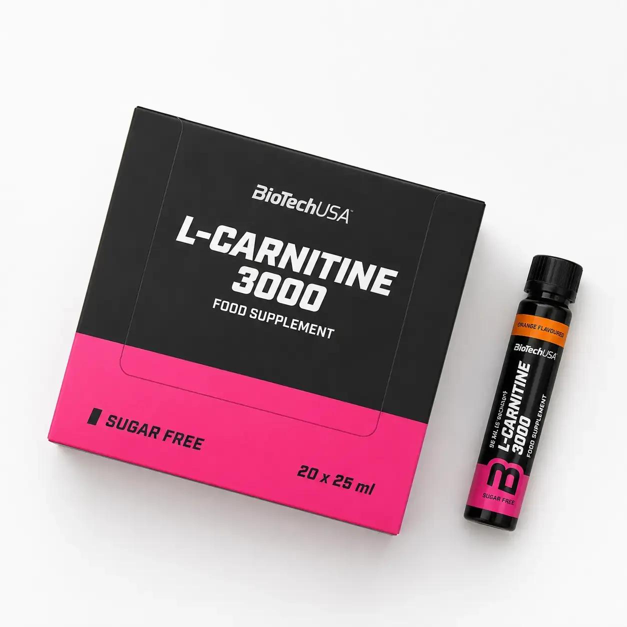 BQ BioTechUSA L-Carnitine 3000 20 x 25 ml Orange