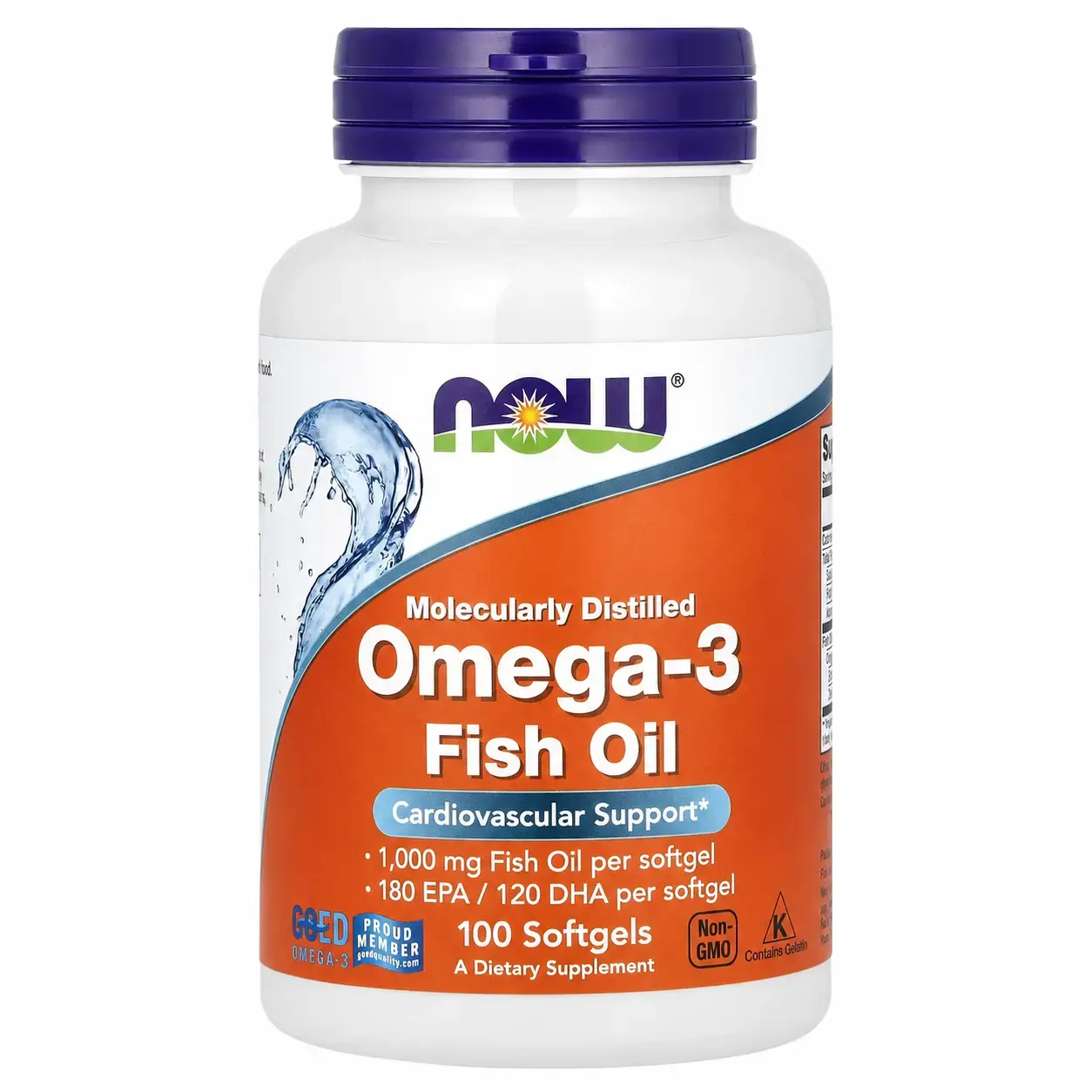 БАД NOW Foods Omega-3 1000 mg, 100 Softgels