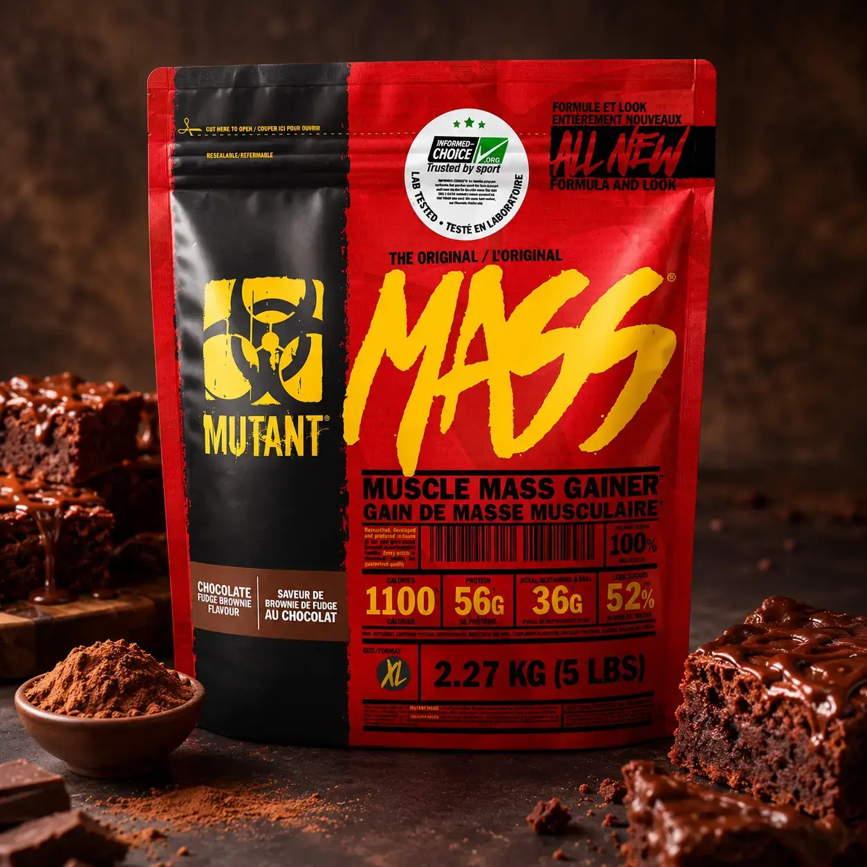 Geyner Mass Mutant (Chocolate Fudge Brownie) 2.27 kg