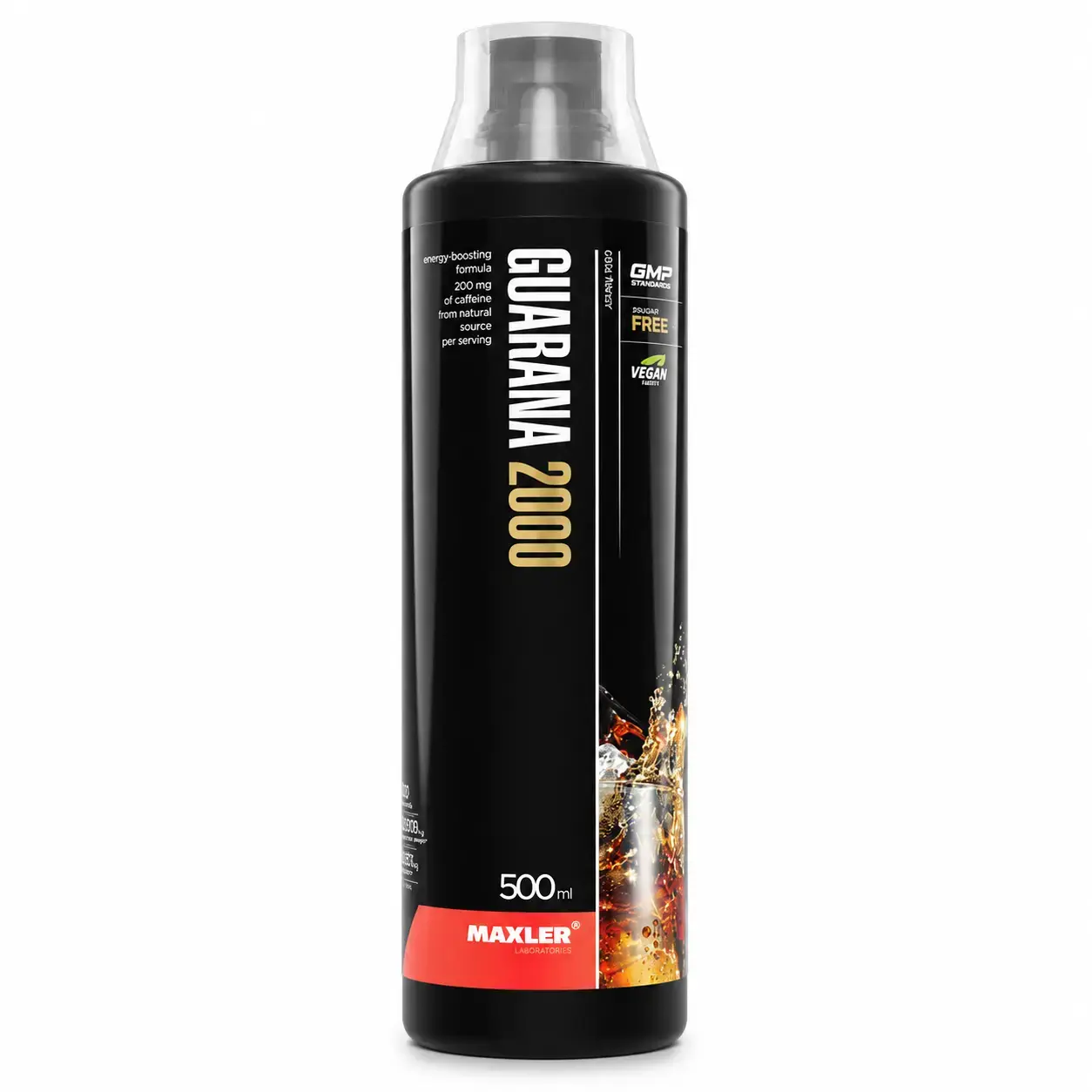 Спортивный энергетик Guarana 2000 Maxler (Cola) 500 ml