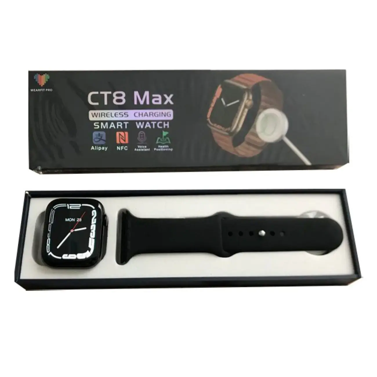 Aqlli soat CT-8 Max Black