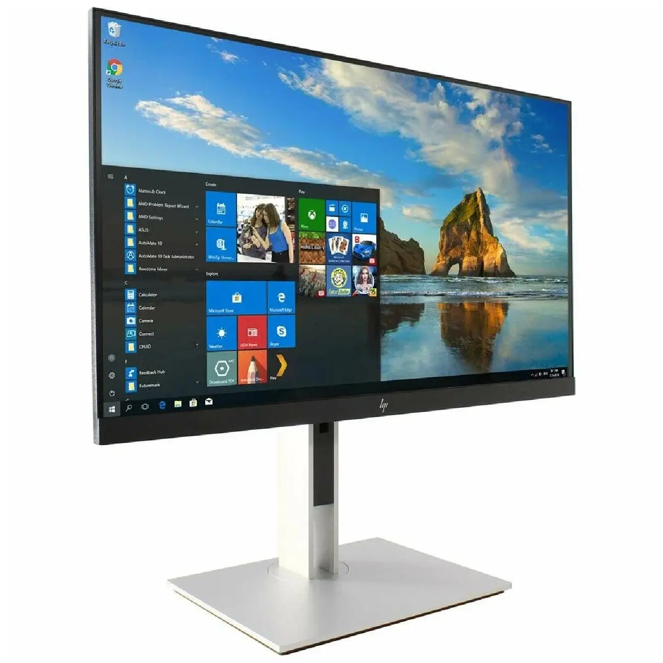 Монитор HP EliteDisplay E23 G4, 23”, IPS, FHD, 9VF96AA Silver 