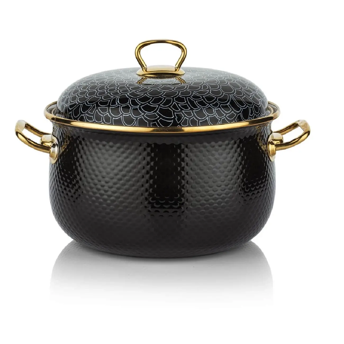 Кастрюля Schafer Glaze Yogurt Pots 22 cm Black