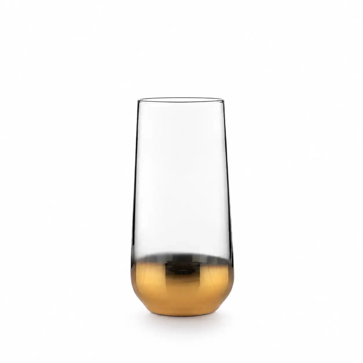 Ichimliklar uchun stakanlar to’plami SCHAFER SHINE 6 PCS SOFT DRINK GLASS SET-GOLD01