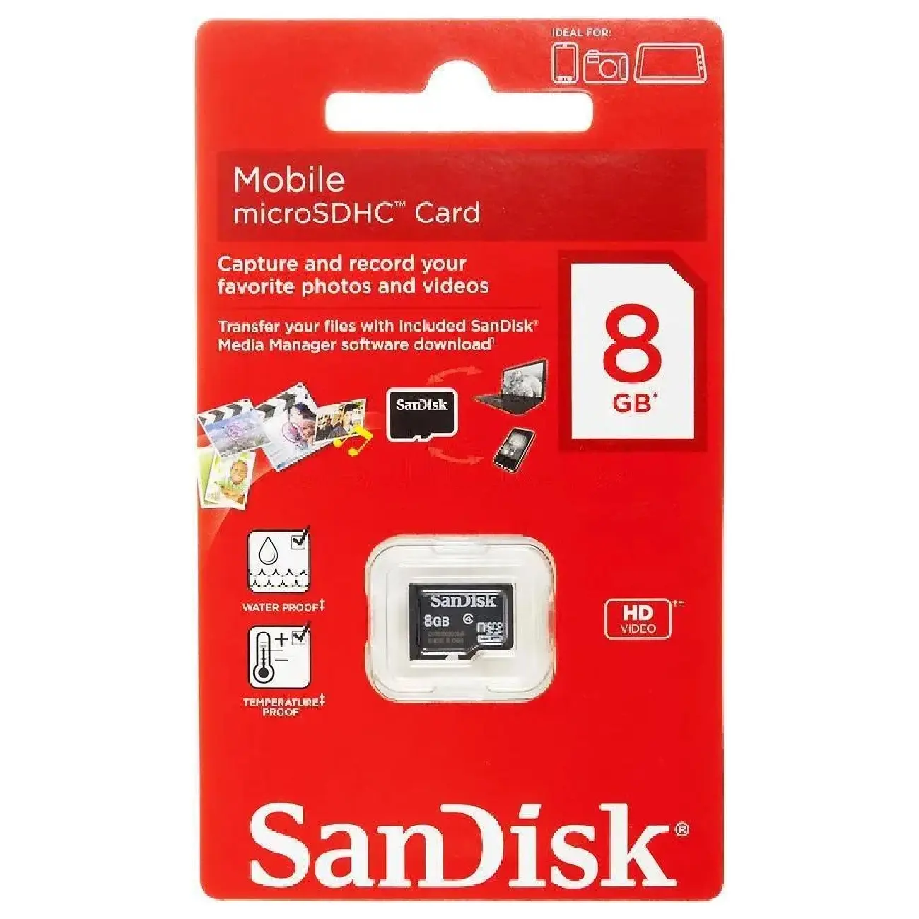Карта памяти MicroSD SanDisk SDSDQM-008G-B35