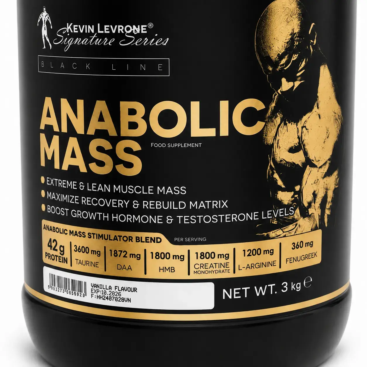 Geyner Kevin Levrone Anabolic Mass 3 kg Vanilla