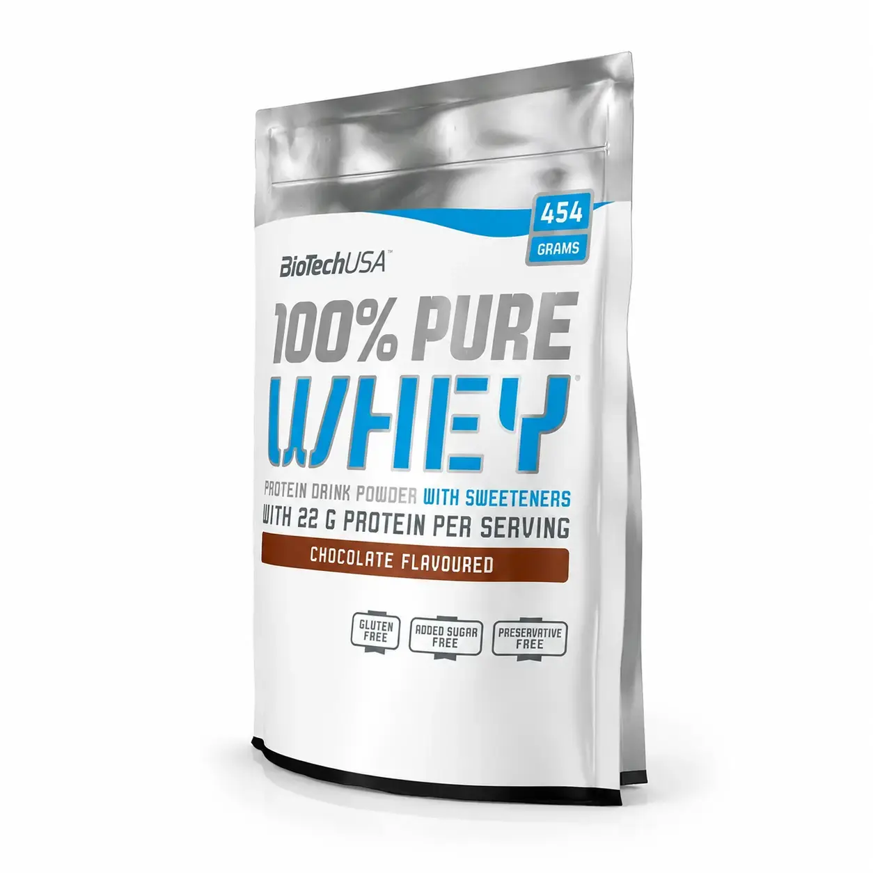 BQ BioTechUSA 100% Pure Whey Chocolate 454 g