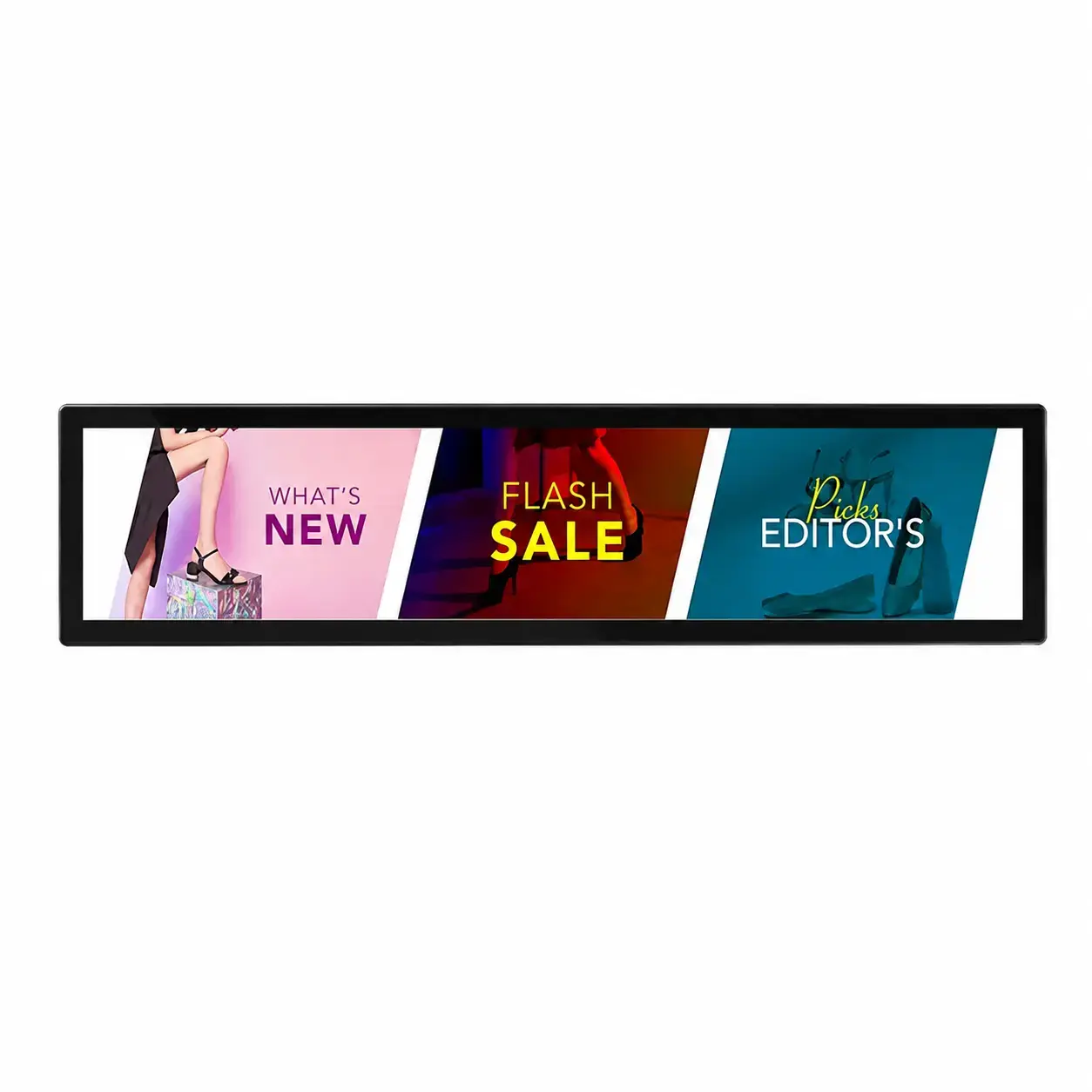 Tor panoramali reklama displeyi PROTOUCH 24” Stretched Bar LCD Display