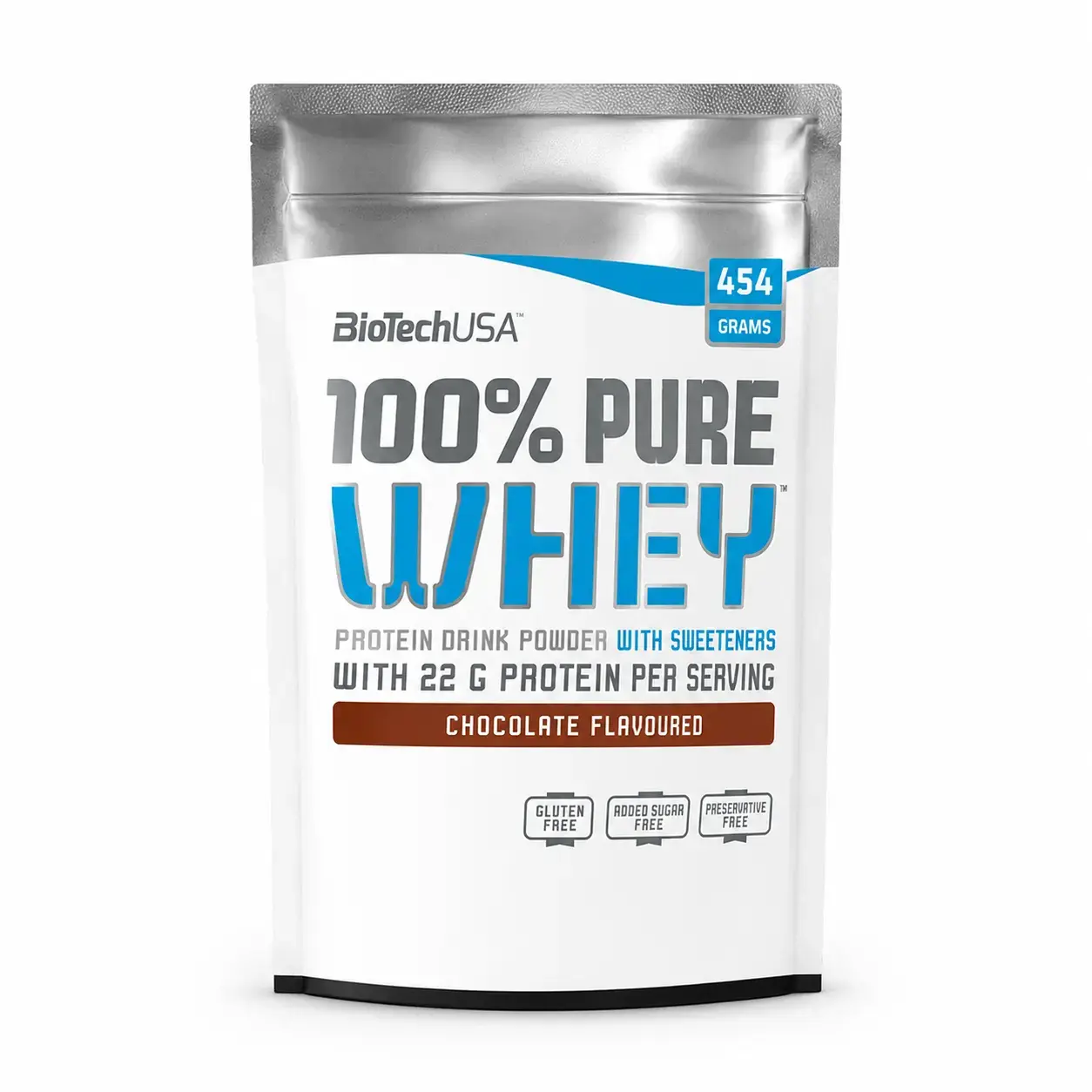 BQ BioTechUSA 100% Pure Whey Chocolate 454 g
