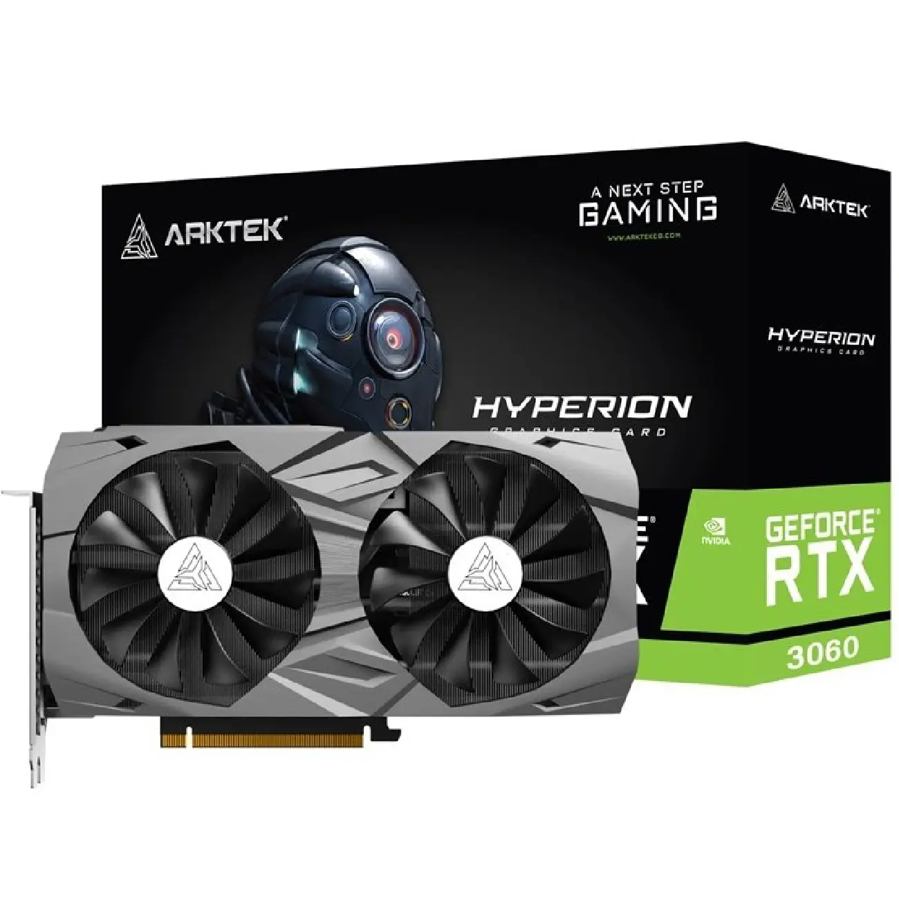 Видеокарта Arktek - 12GB GeForce RTX3060 256Bits GDDR6