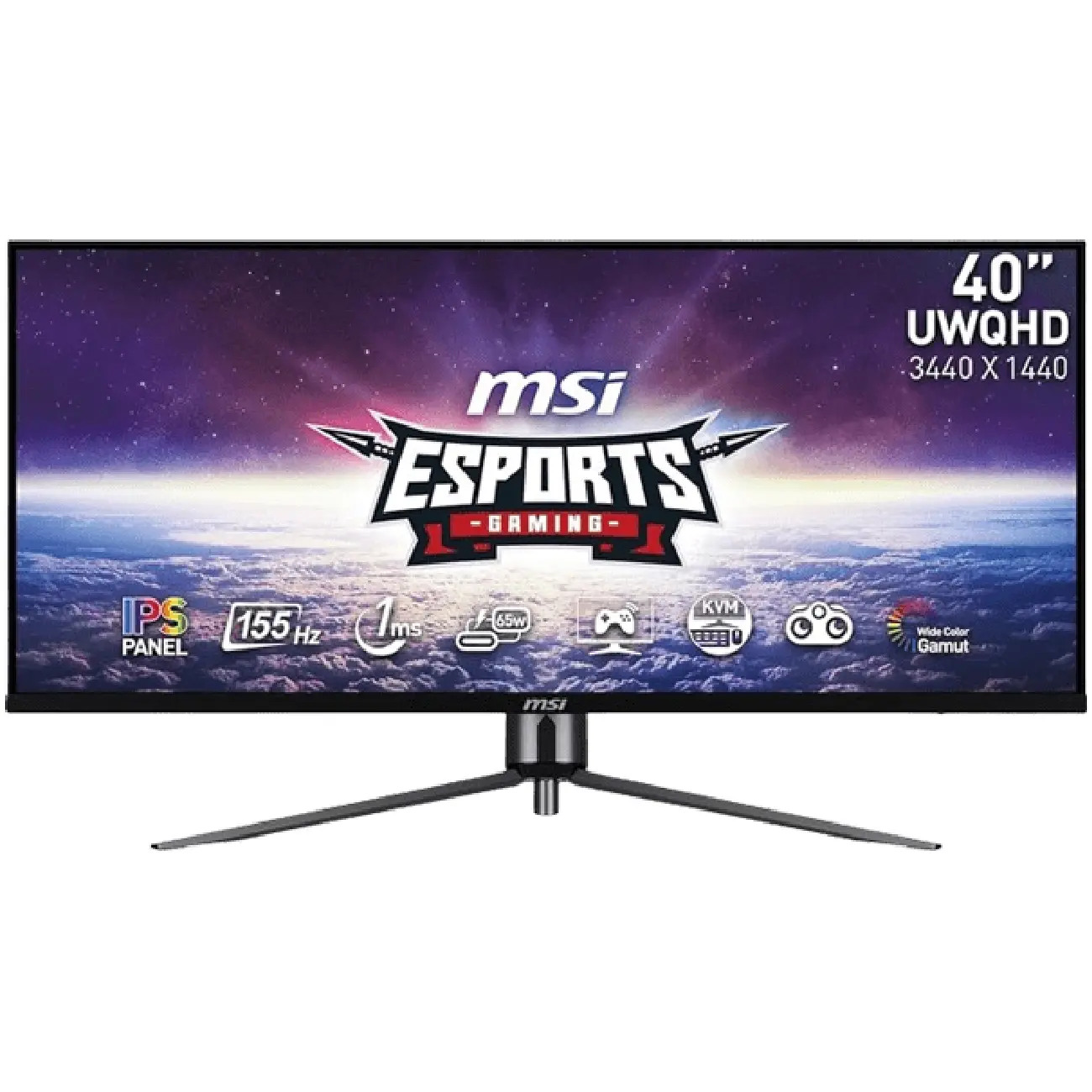 Монитор MSI 40” MAG401QR Gaming IPS UWQHD  Black