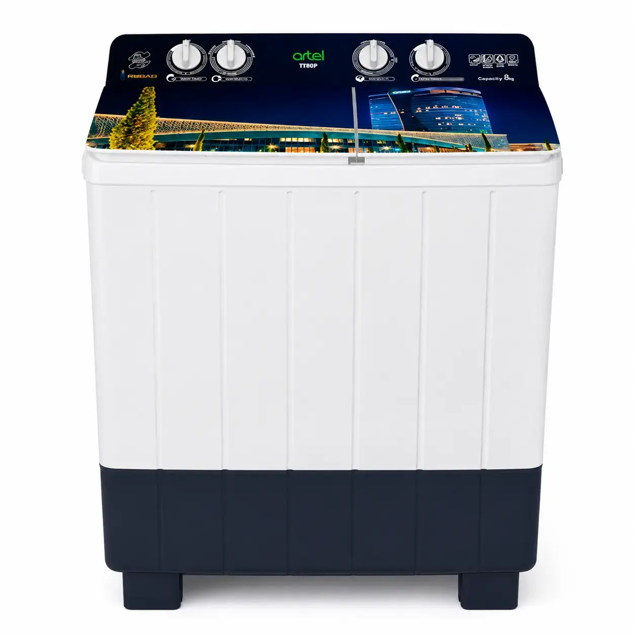 Yarim avtomatik kir yuvish mashinasi Artel TG80FP City 02 