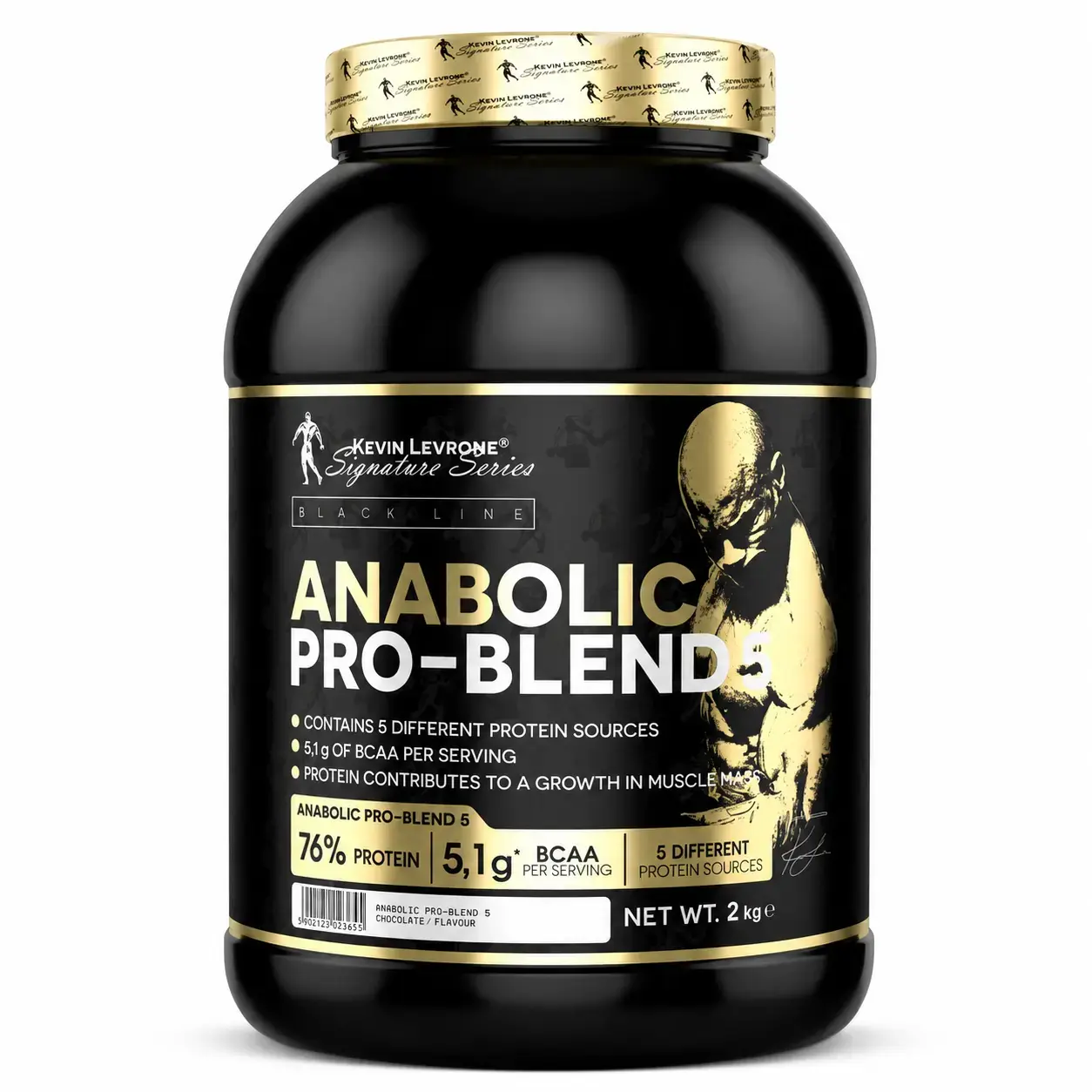 Многокомпонентный сывороточный протеин Kevin Levrone Anabolic Pro Blend 5 Coffee Frappe, 2 кг