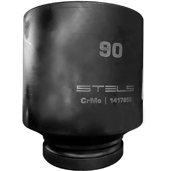 Головка ударная удлиненная Stels для грузовиков, 90 мм, 1”, 6- гранная, CrMo
