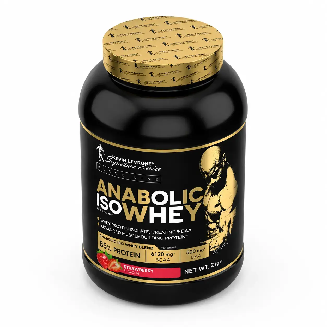 Zardob proteini izolyati Anabolic ISO Whey Levrone (Strawberry) 2 kg